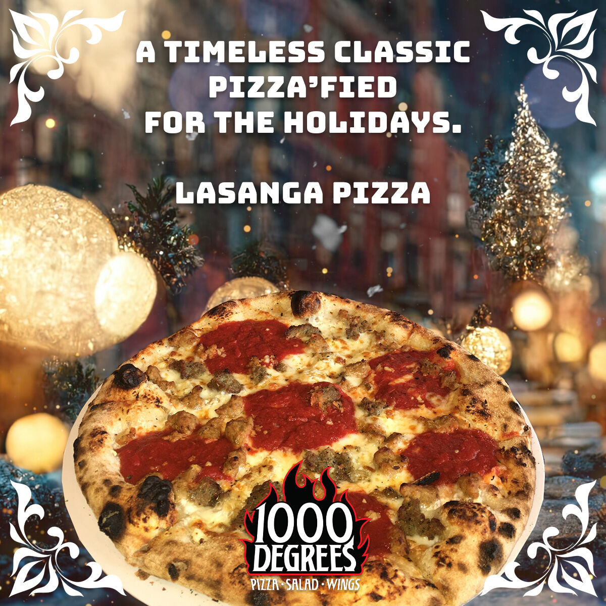 1000 Degrees Pizza Printable Coupon Get $3 Off Lasagna Pizza through December 24th