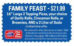 Five Star Pizza Printable Coupon 16