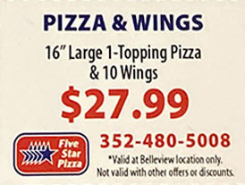 Five Star Pizza Printable Coupon 16