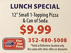 Five Star Pizza Printable Coupon Get 12