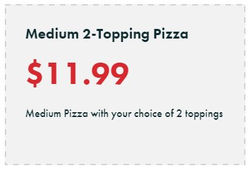 Imo's Pizza Printable Coupon Medium 2-Topping Pizza Only $11.99