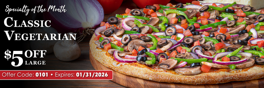 Pizza Guys Printable Coupon Get $5 Off Large Classic Vegetarian Pizza
