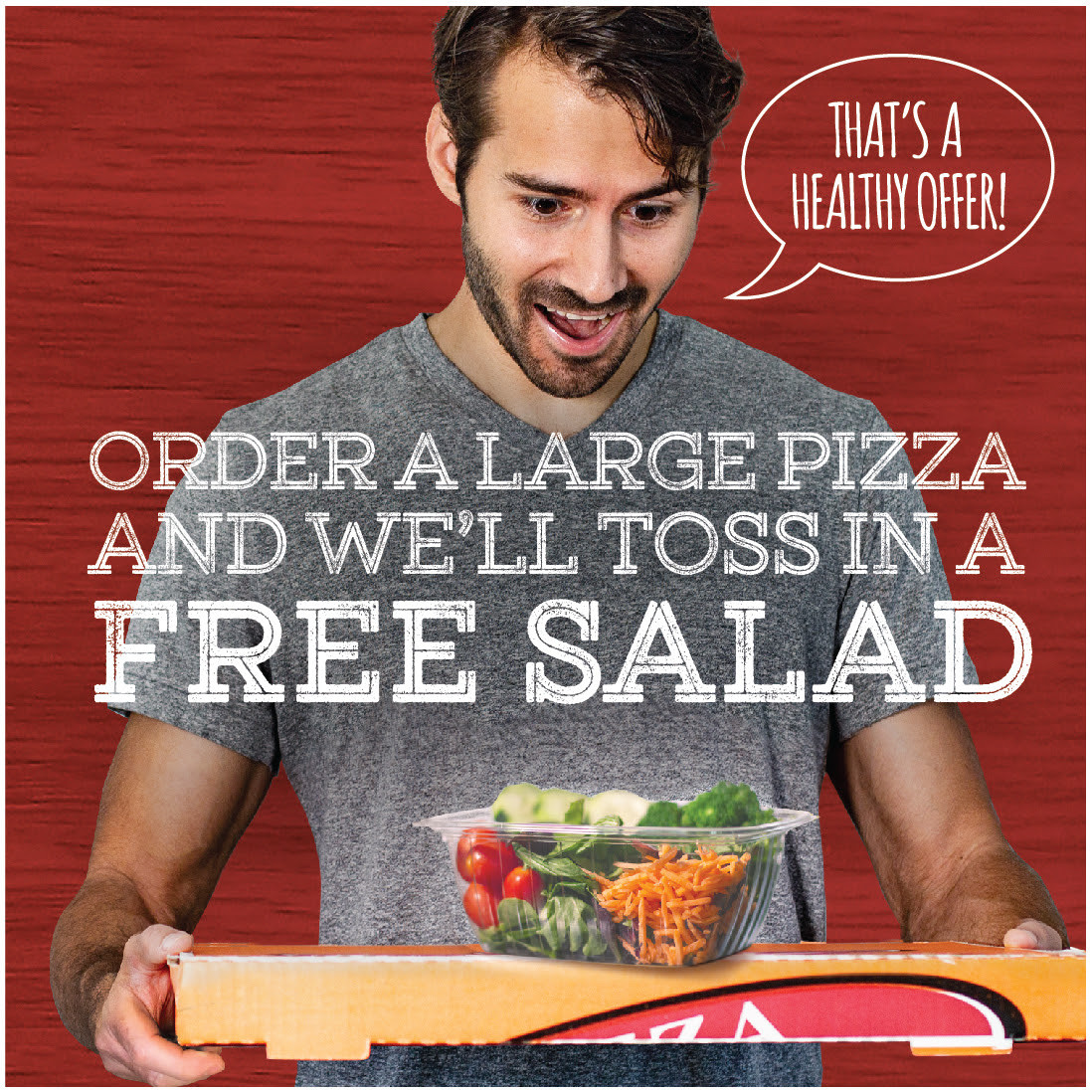 Pizza My Heart Printable Coupon Enjoy Free Salad with Any Large Pizza Purchase