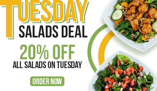 Seasons Pizza  Printable Coupon Get 20% Off All Salads on Tuesday