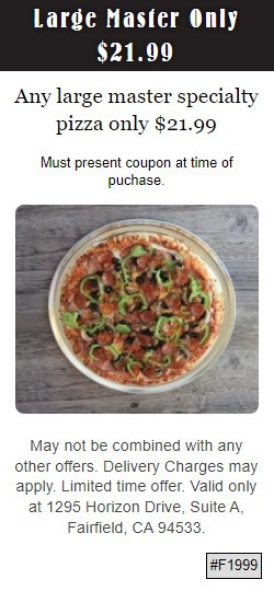 Straw Hat Pizza Printable Coupon Any Large Master Specialty Pizza Only $21.99