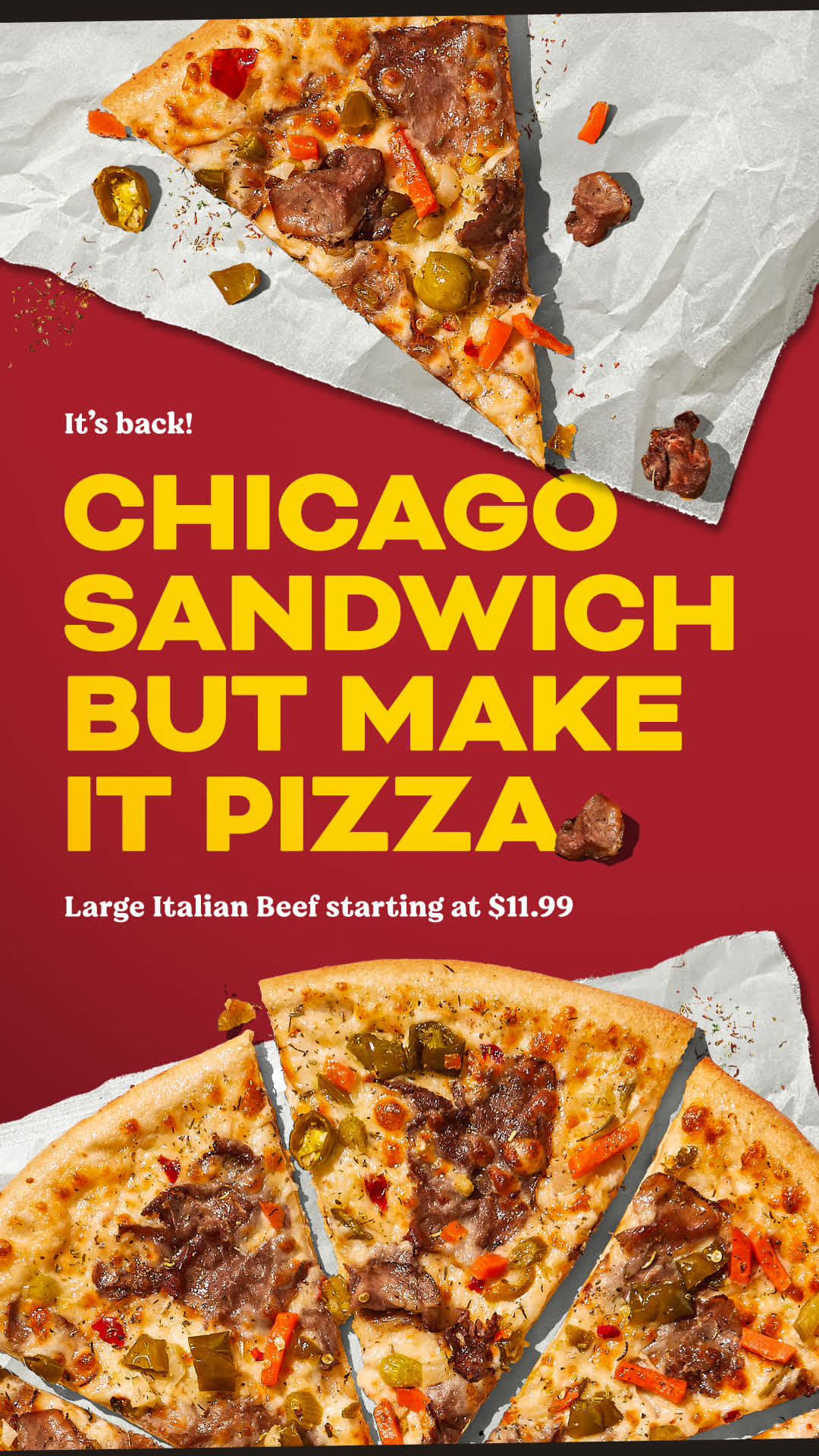 Toppers Pizza Printable Coupon Get Large Italian Beef Pizza at $11.99
