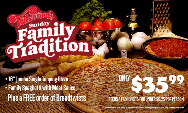 Valentino's Printable Coupon Sunday Family Tradition (16